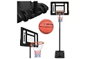 Basketbalový kôš 150-259 cm + loptu - nastaviteľný, voľne stojaci