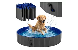 Sklápací bazén pre psa 600 l - 160 x 30 cm