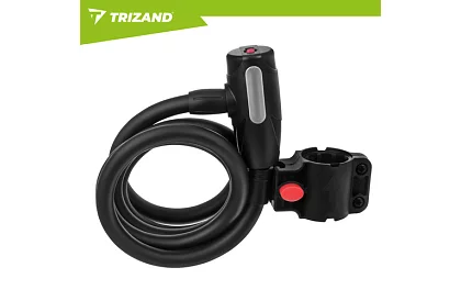 Oceľový zámok na bicykel 150 cm, 12 mm silné lano