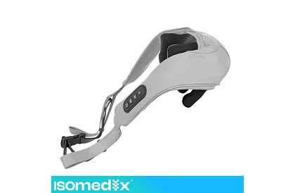 Bezdrôtový masážny prístroj na krk s vyhrievaním - Shiatsu 22,2 W