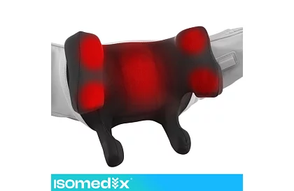 Bezdrôtový masážny prístroj na krk s vyhrievaním - Shiatsu 22,2 W