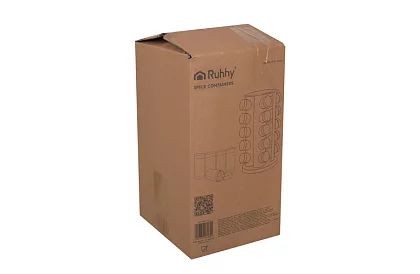 Otočný stojan na koreniny + Sada 20 dóz na korenie