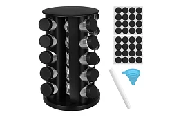 Otočný stojan na koreniny + Sada 20 dóz na korenie