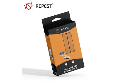 Magnetická sieť do dverí 100 x 210 cm - čierna moskytiéra na dvere