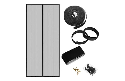 Magnetická sieť do dverí 100 x 210 cm - čierna moskytiéra na dvere