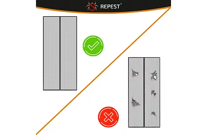 Magnetická sieť do dverí 100 x 210 cm - čierna moskytiéra na dvere