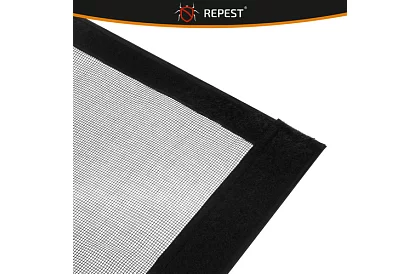 Magnetická sieť do dverí 100 x 210 cm - čierna moskytiéra na dvere