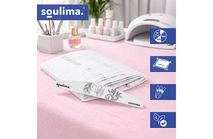 Tenký pilník na nechty 100/180 - Sada 100 kusov