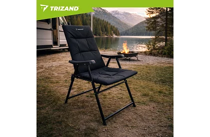 Skladacie kempingové kreslo s podrúčkami -  2 kusy