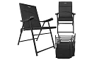 Skladacie kempingové kreslo s podrúčkami -  2 kusy