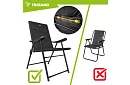 Skladacie kempingové kreslo s podrúčkami -  2 kusy