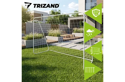 Kovová futbalová bránka 213x150x90 cm