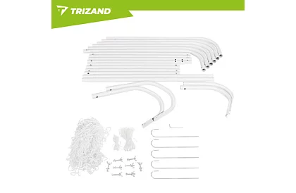 Kovová futbalová bránka 213x150x90 cm