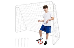 Kovová futbalová bránka 213x150x90 cm