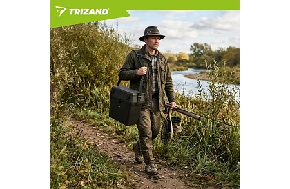 Rybársky box 2 v 1 – 38 × 34 × 21 cm organizér a stolička