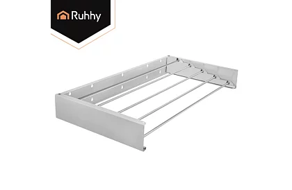 Nástenný skladací sušiak bielizne 80 cm