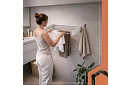 Nástenný skladací sušiak bielizne 80 cm