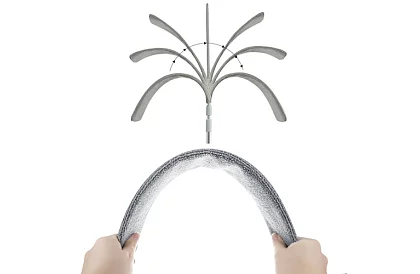 Teleskopická tenká mop – prachovka - 2 nadstavce