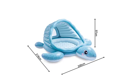 Nafukovací bazén so strieškou 218 × 206 × 97 cm Turtle Cove Playland, I48677NP