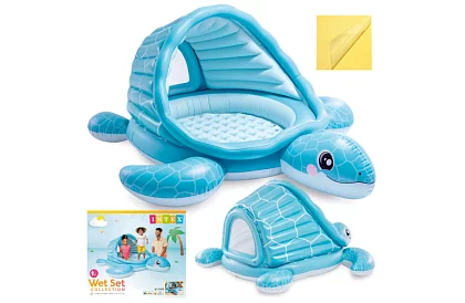 Nafukovací bazén so strieškou 218 × 206 × 97 cm Turtle Cove Playland, I48677NP