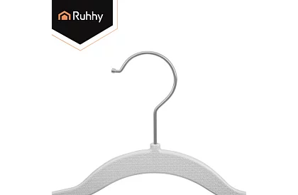 Protiskluzové šedé ramienka na oblečenie 20 ks