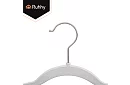 Protiskluzové šedé ramienka na oblečenie 20 ks