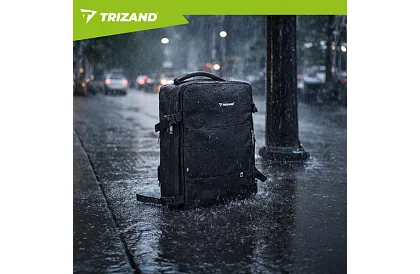 Cestovná príručná taška 40 × 20 × 25 cm – čierny batoh s USB