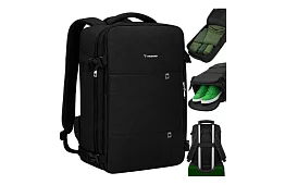 Cestovná príručná taška 40 × 20 × 25 cm – čierny batoh s USB