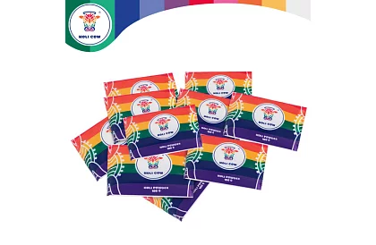 Sada farebných práškov Holi Powder 10×100 g