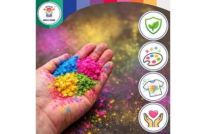 Sada farebných práškov Holi Powder 10×100 g