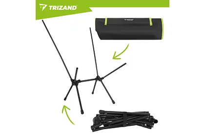 Rybárske skladacie ľahké kreslo 41 × 52 × 86 cm