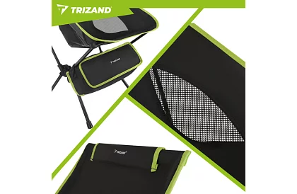 Rybárske skladacie ľahké kreslo 41 × 52 × 86 cm