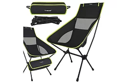 Rybárske skladacie ľahké kreslo 41 × 52 × 86 cm