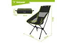 Rybárske skladacie ľahké kreslo 41 × 52 × 86 cm