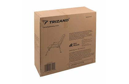 Rybárske skladacie nastaviteľné kreslo s podrúčkami