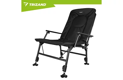 Rybárske skladacie nastaviteľné kreslo s podrúčkami