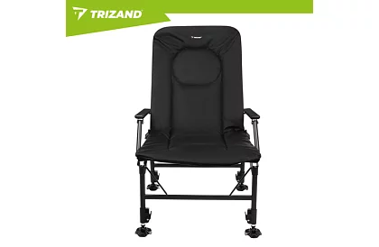 Rybárske skladacie nastaviteľné kreslo s podrúčkami