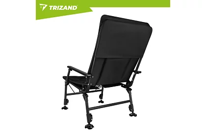 Rybárske skladacie nastaviteľné kreslo s podrúčkami