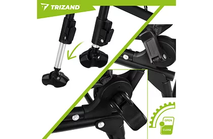 Rybárske skladacie nastaviteľné kreslo s podrúčkami