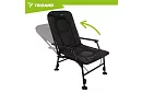 Rybárske skladacie nastaviteľné kreslo s podrúčkami