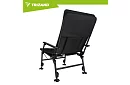 Rybárske skladacie nastaviteľné kreslo s podrúčkami