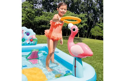 Nafukovací bazén so šmykľavkou – vodné ihrisko INTEX 57161