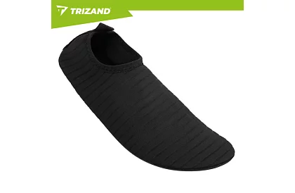 Topánky do vody – protisklzové, rýchloschnúce – čierne, veľkosť 42
