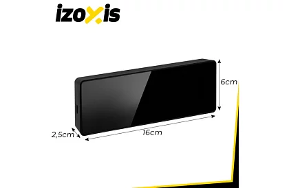 LED farebný budík – hodiny s displejom a teplomerom