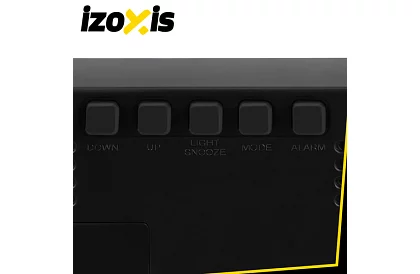 LED farebný budík – hodiny s displejom a teplomerom