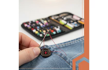 Šijací súprava 129 prvkov – cestovné šitiečko