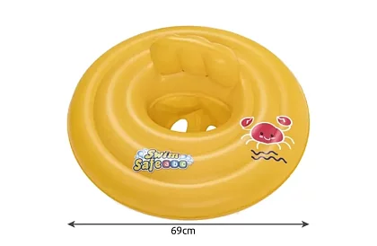 Nafukovací kruh so dnom pre najmenších – 69 cm, B32096
