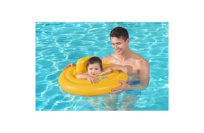 Nafukovací kruh so dnom pre najmenších – 69 cm, B32096