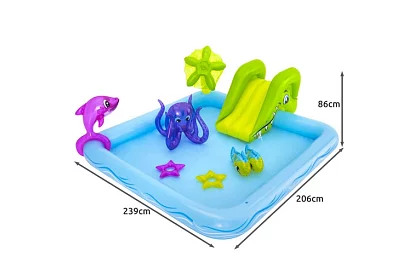 Vodné ihrisko akvárium 239 × 206 × 86 cm, B53052