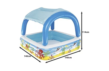 Nafukovací bazén so strieškou – 265 litrov, B52192